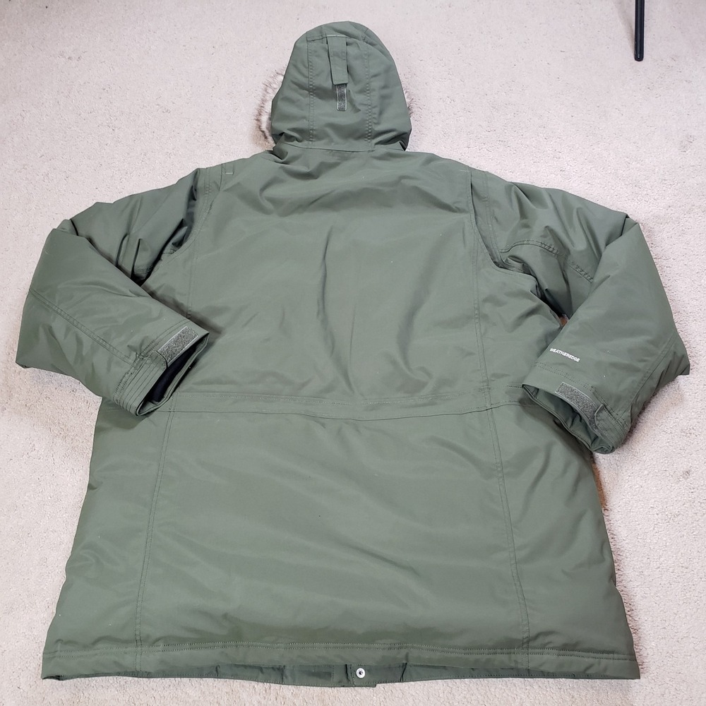 Eddie Bauer Mens Superior Down Parka Dark Loden (Green) 3XLT Weatheredge - Picture 4 of 16